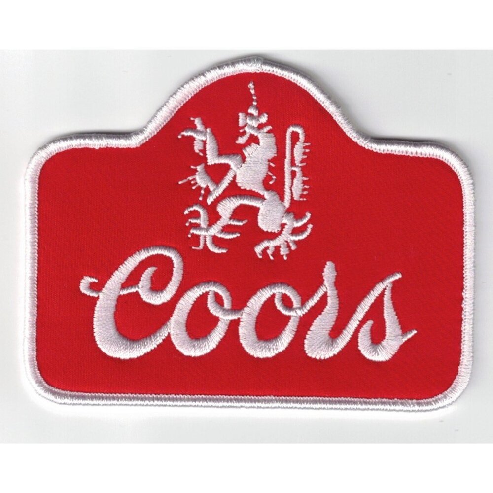 Coors Light Vintage Logo Embroidered 3x4in Iron / Sew-On Patches